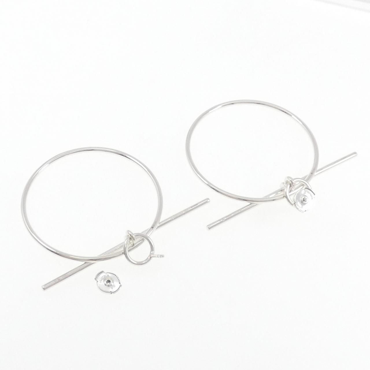 Hermes Echappee Earrings Silver — view 3