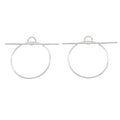 Hermes Echappee Earrings Silver