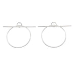 Hermes Echappee Earrings Silver