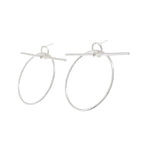 Hermes Echappee Earrings Silver — view 2