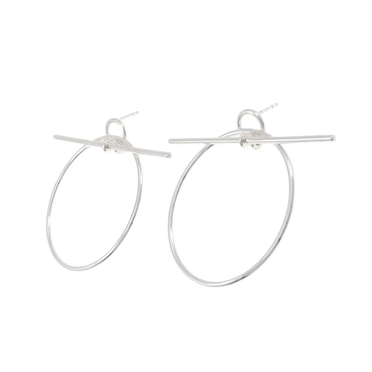 Hermes Echappee Earrings Silver — view 2