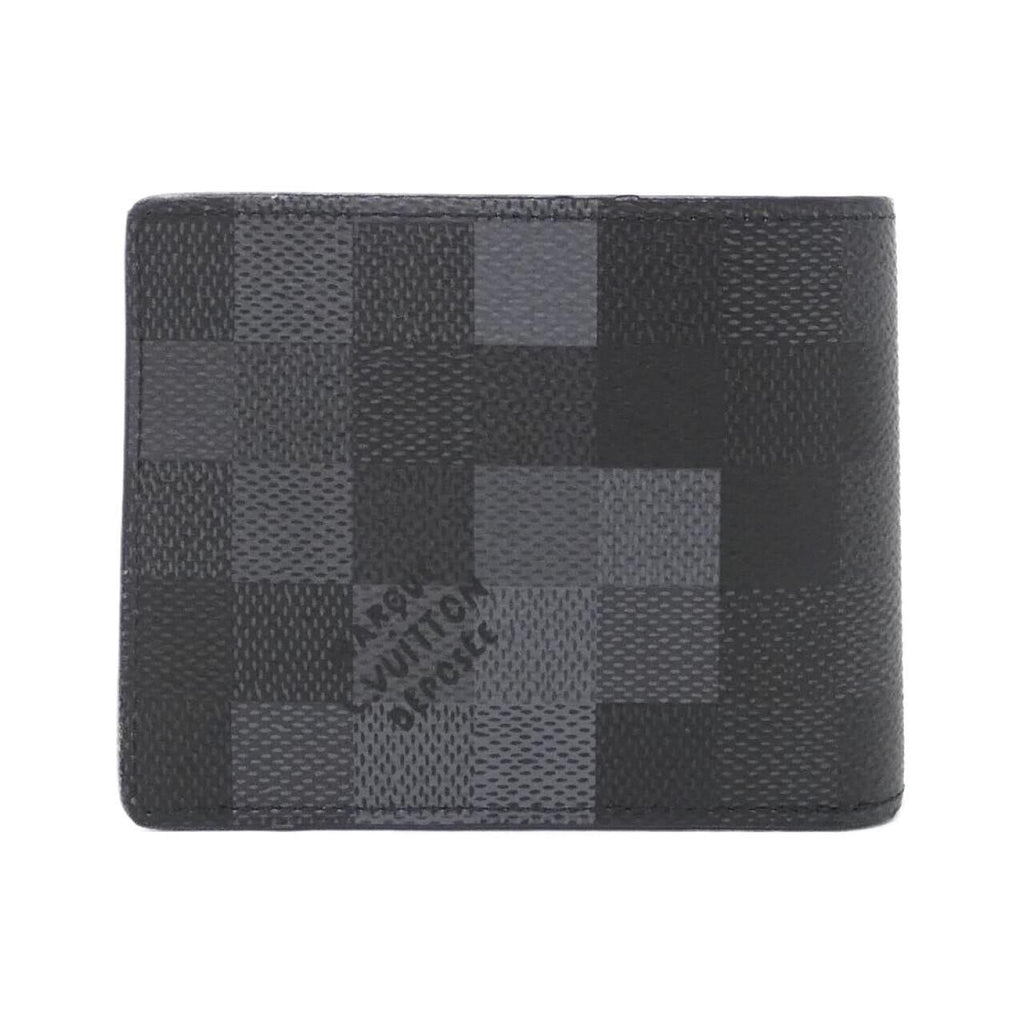 Louis Vuitton Camouflage Portefeuille Calf Billfold Wallet — view 2