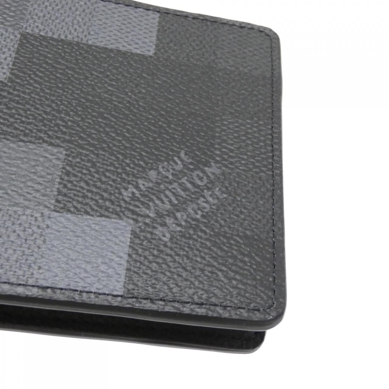 Louis Vuitton Camouflage Portefeuille Calf Billfold Wallet — view 3