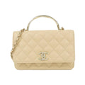 Chanel Chain Shoulder Bag Beige