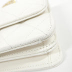 Chanel Chain Clutch White — view 3