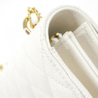 Chanel Chain Clutch White — view 5