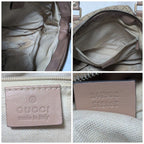 Gucci Exterior Diamante Canvas Ski Handbag — view 9
