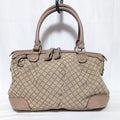Gucci Exterior Diamante Canvas Ski Handbag