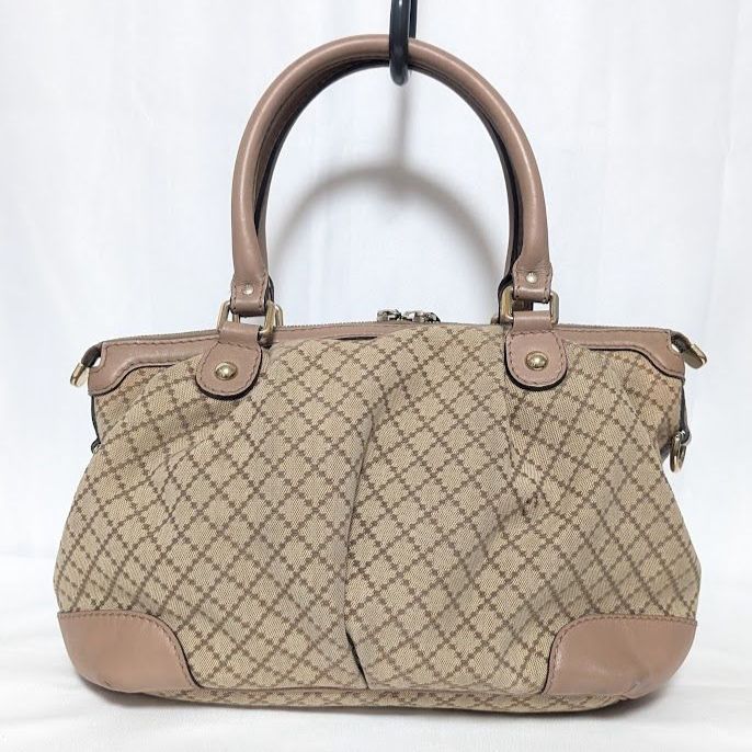 Gucci Exterior Diamante Canvas Ski Handbag — view 2