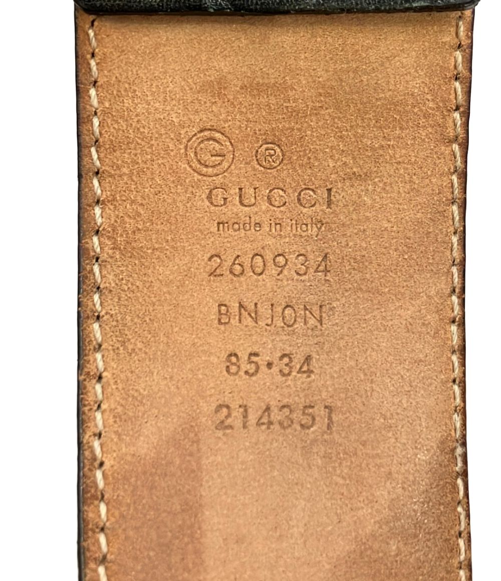 Gucci Belt Guccissima Belts Black — view 3