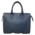 Bottega Veneta Business Bag Intrecciato Navy Leather