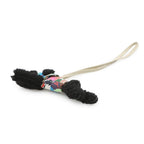 Hermes Bag Charm Buddy Aloha Black Cles Vert Fizz Lambskin Shearling — view 2