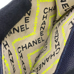 Chanel Trifold Wallet Quilted CC Logo Small Flap Caviar Leather — view 7
