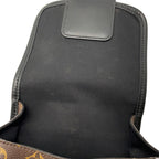 Louis Vuitton Shoulder Bag Monogram Macassar Messenger Black — view 7