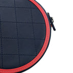 Chanel Chain Shoulder Bag Quilted CC Logo Round Lambskin — view 8