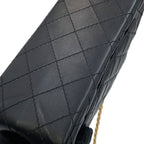 Chanel Chain Shoulder Bag Quilted 2.55 Mini Leather Black — view 8