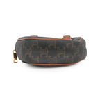 Celine Handbag Triomphe Heart Leather Bag Brown — view 3