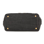 Prada Tote Canapa Robot Denim Leather Black — view 3