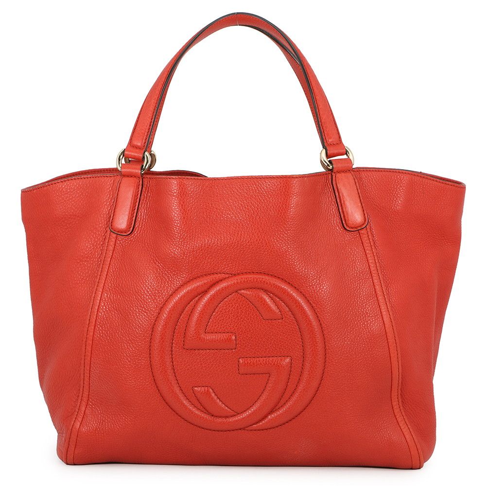 Gucci Tote Soho Interlocking Leather