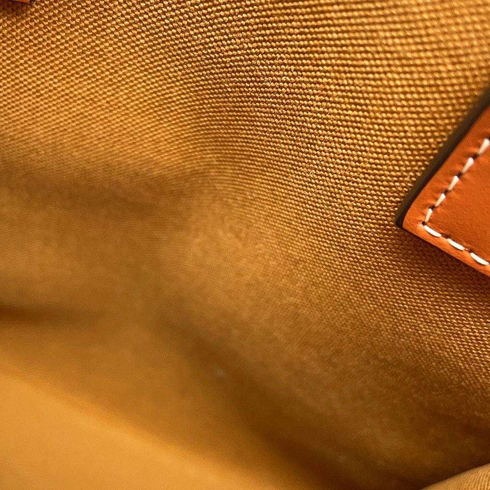 Celine Handbag Triomphe Mini Vertical Cover Leather Bag Brown — view 9