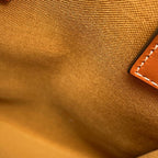Celine Handbag Triomphe Mini Vertical Cover Leather Bag Brown — view 9