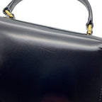 Celine Triomphe Mini Besace Calf Leather Mini Bag 2-Way Shoulder Black — view 9