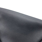 Celine Shoulder Bag Triangle Logo Leather Pochette Black White — view 7