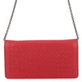 Bottega Veneta Chain Wallet Intrecciato Leather