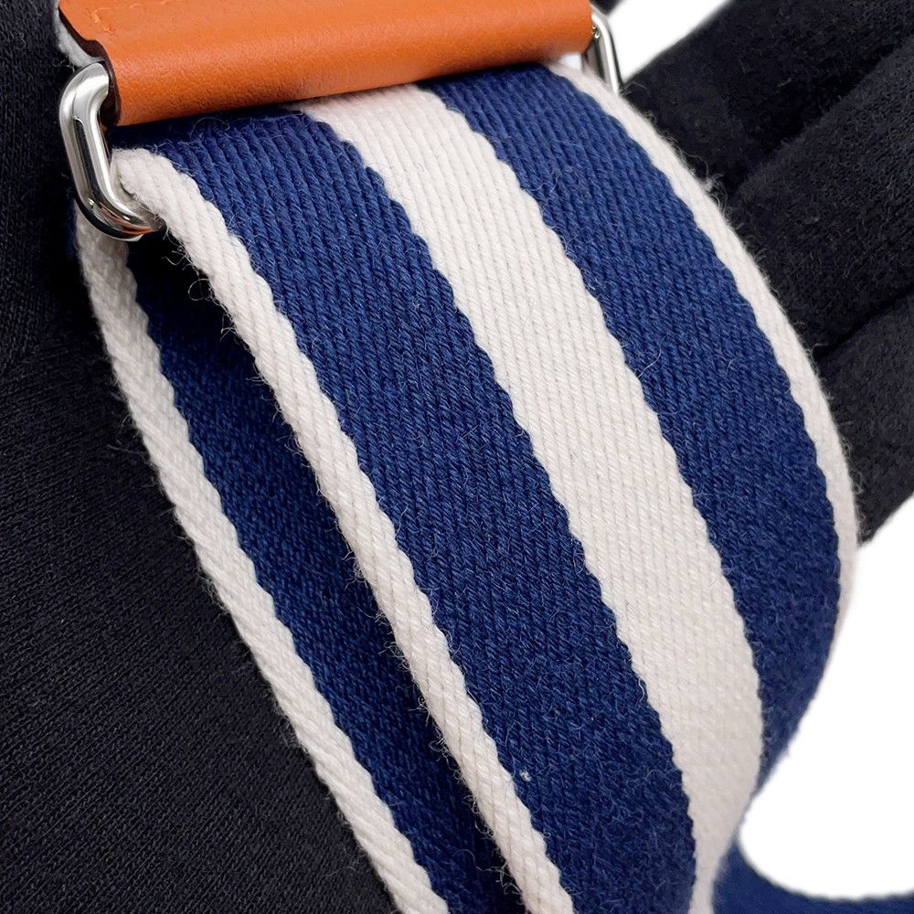 Hermes Shoulder Bag Vidopoche Orange Silver Togo — view 7