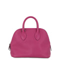Hermes Bolide Mini Rose Purple Silver Evercolor 2-Way Handbag