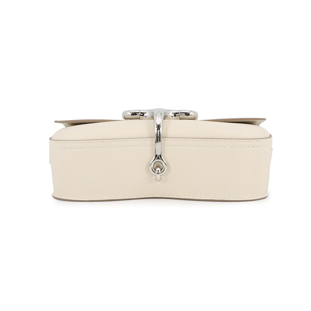 Hermes Della Cavalleria Elan Cles Silver Epsom Shoulder Bag — view 3