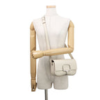 Hermes Della Cavalleria Elan Cles Silver Epsom Shoulder Bag — view 4