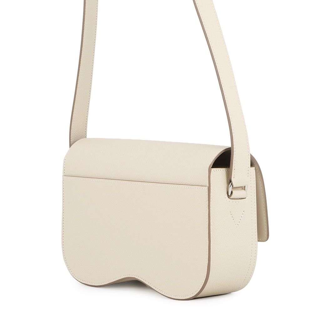 Hermes Della Cavalleria Elan Cles Silver Epsom Shoulder Bag — view 2