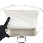 Hermes Della Cavalleria Elan Cles Silver Epsom Shoulder Bag — view 5