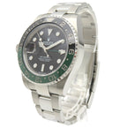 Rolex GMT Master II Automatic Watch SS Black Green Jblack Dial — view 3