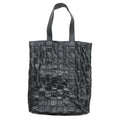 Bottega Veneta Leather Cassette Maxi Intrecciato Tote Black