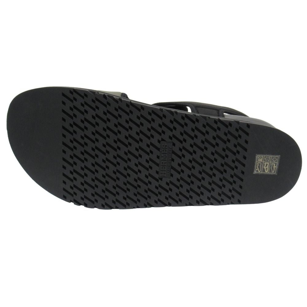 Hermes Giorno Sandals Shoes 42.5 Black Khaki Blue — view 7