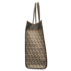 Fendi Zucca Zucchino Tote Pouch Brown Beige — view 4