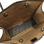 Fendi Zucca Zucchino Tote Pouch Brown Beige — view 9