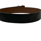 Louis Vuitton Ceinture LV Initial Pyramid Monogram Illusion Leather Belt Black — view 3