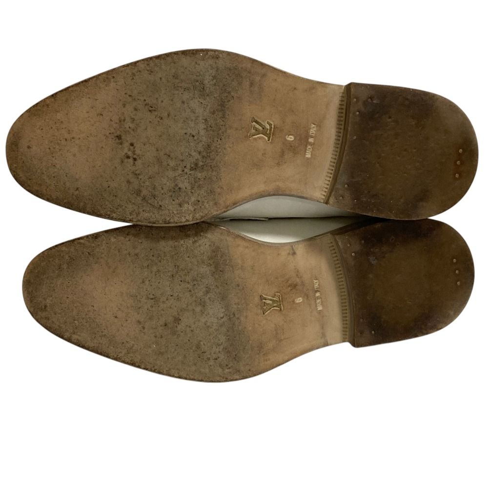 Louis Vuitton Tassel Loafers 6 Off White — view 5