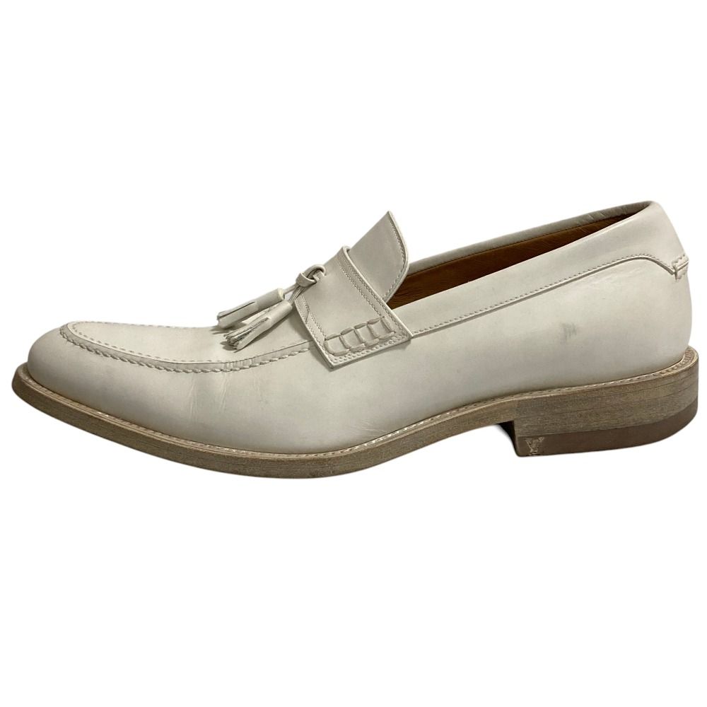 Louis Vuitton Tassel Loafers 6 Off White — view 4