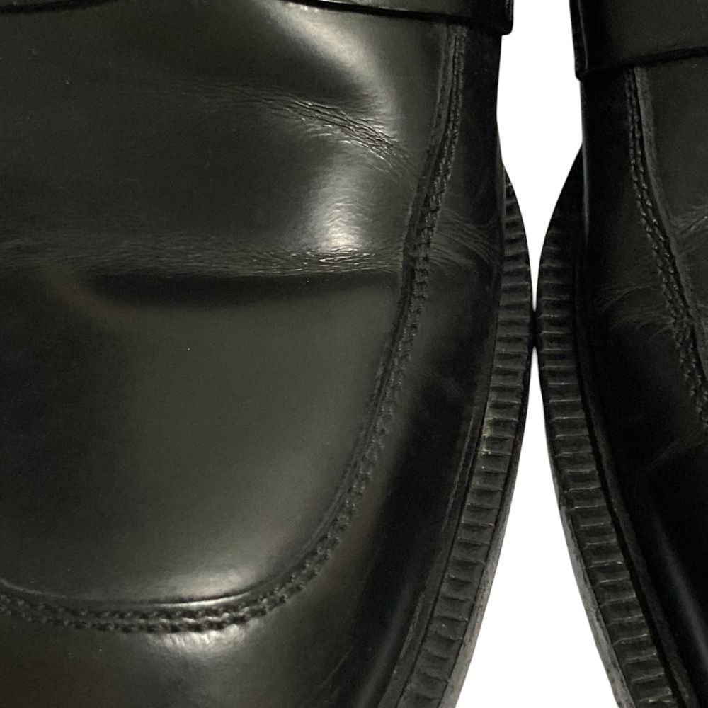 Gucci Horsebit Leather Loafers Business Shoes 42 1 Black — view 9
