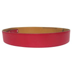 Hermes Kelly Leather Belt 70 Red Gold — view 2