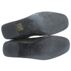 Chanel Stretch Flat Leather Short Boots 35 Black — view 7