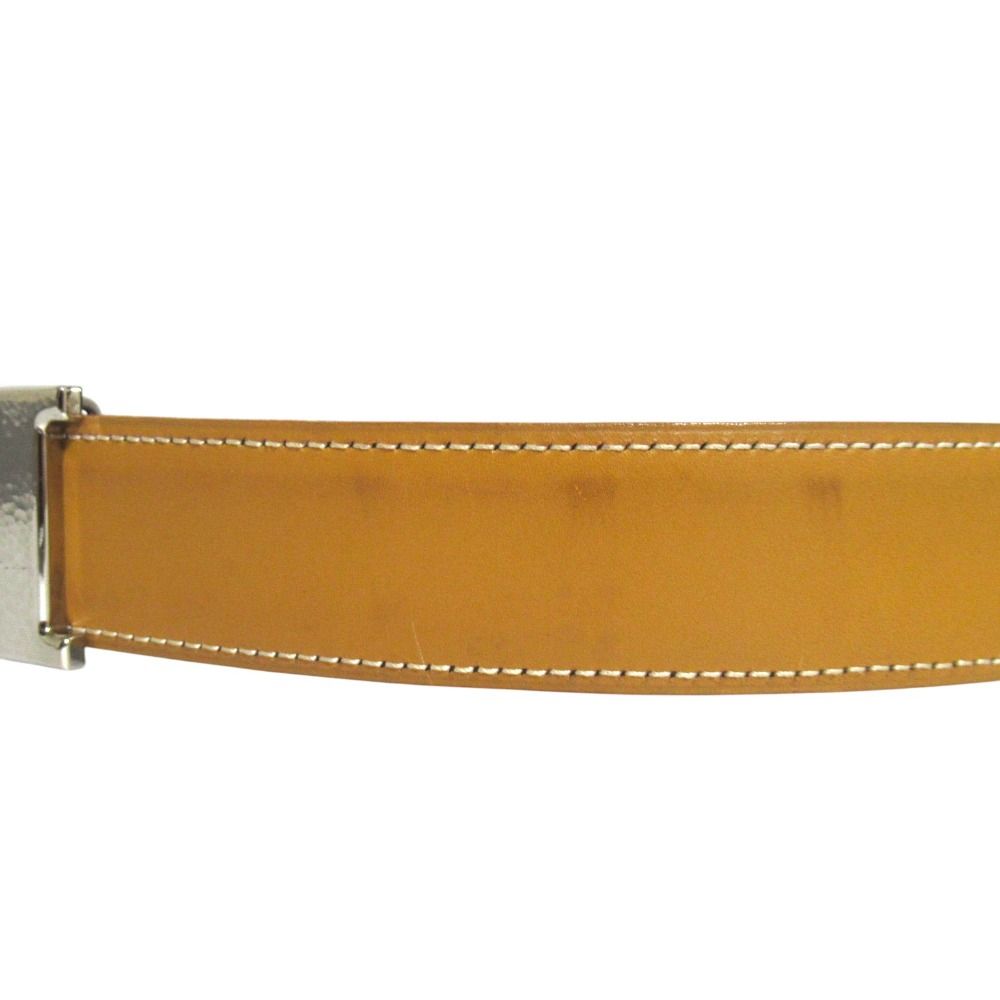 Hermes Constance Hmartelee Giboshi Reversible Belt 80 Brown Beige Silver — view 6