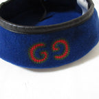 Gucci Interlocking Beret S Blue Hat — view 6