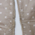 Fendi Mink Fringe Shawl Scarf Tippet Brown Beige — view 7