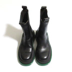 Bottega Veneta the Tire Leather Side Gore Chelsea Boots Lug 37.5 Black — view 5
