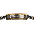 Hermes Clipper Quartz Watch White Dial Silver Color Gold — view 4